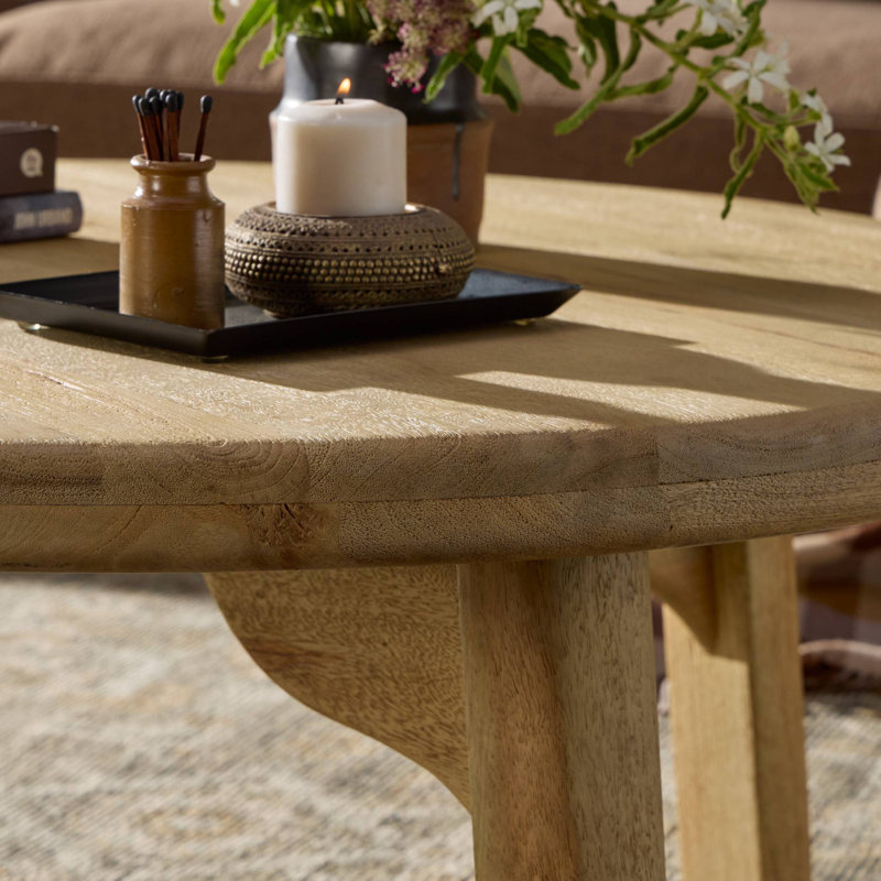 Daley Coffee Table-Light Natural Mango