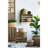 Woven Tassel Accented 6.5X6.5X6 Inches Of 2 Brown Cement Planters, Cream And Color, Ideal For Rustic Decor Inches, Feature, Tassels Offset Brown, Fits Transitional Spaces