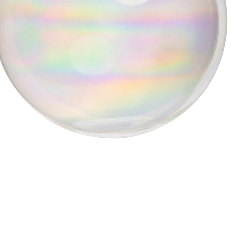 2-Finish Christmas Ball Ornament, Iridescent