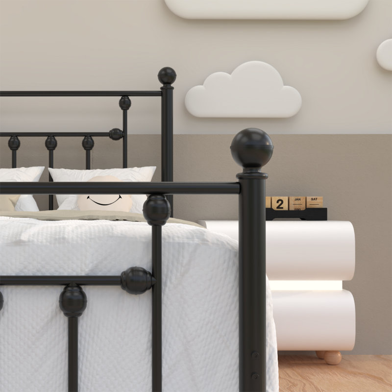 Lit plateforme Daviney, Simple