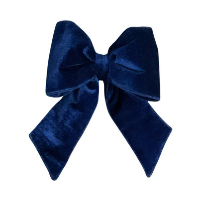 12" x 15" Velvet Christmas Bow