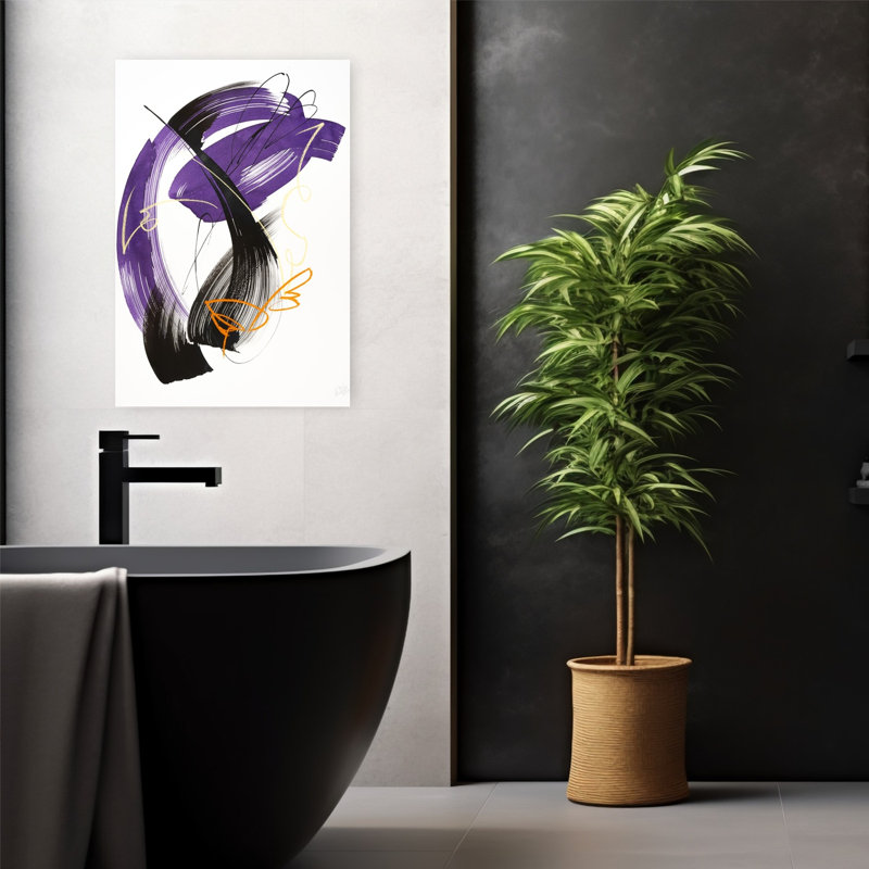 Art contemporain contemporain abstrait, H 24 po x l 16 po