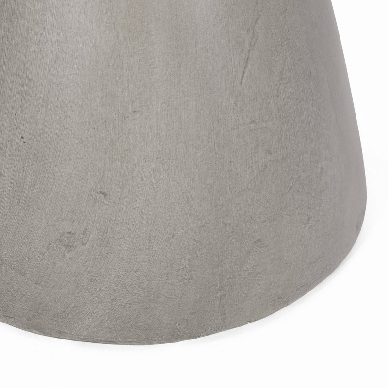 Table d'appoint d'extérieur en béton léger