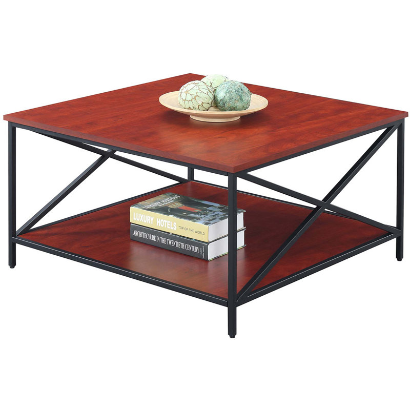 Table basse Ariyana, Cerisier/Noir