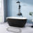 59'' x 30'' Freestanding Soaking Acrylic Bathtub-91896006