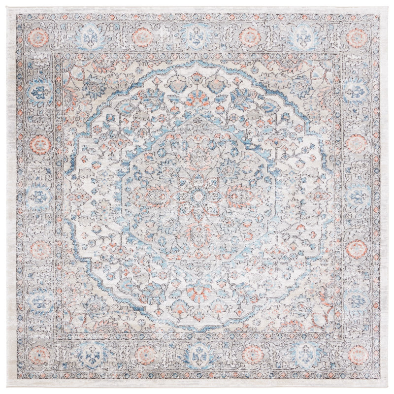 Oregon 800 Performance Oriental Rug, Square 6'7"