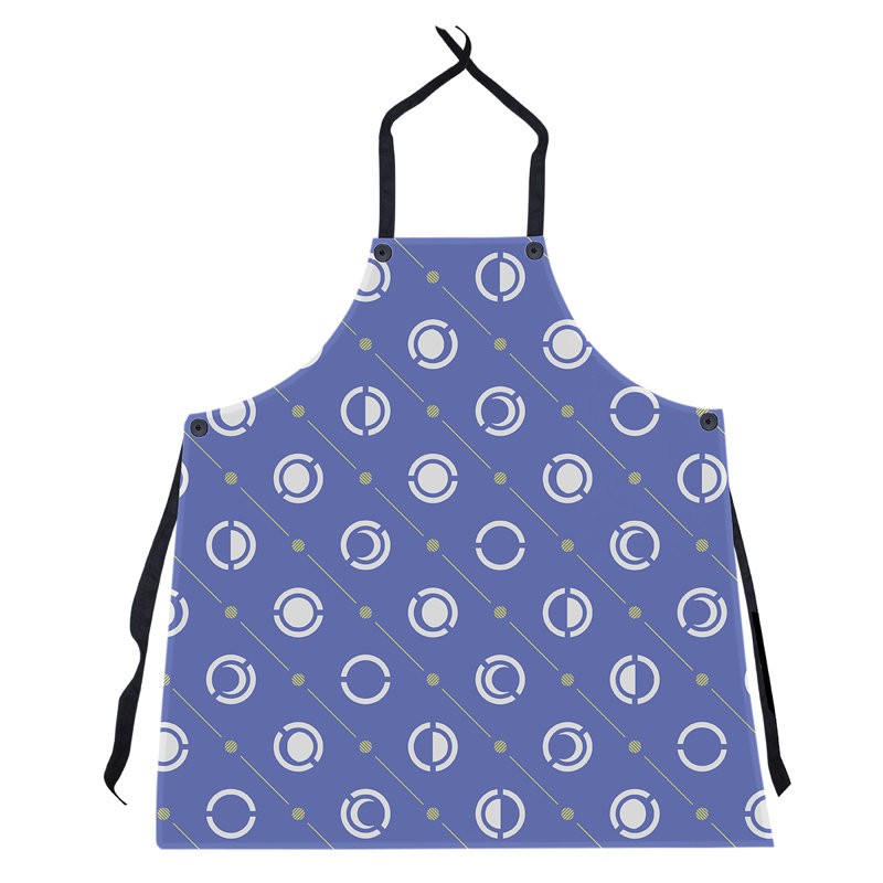 Skeffingt Bib Apron, Purple/Black/Yellow