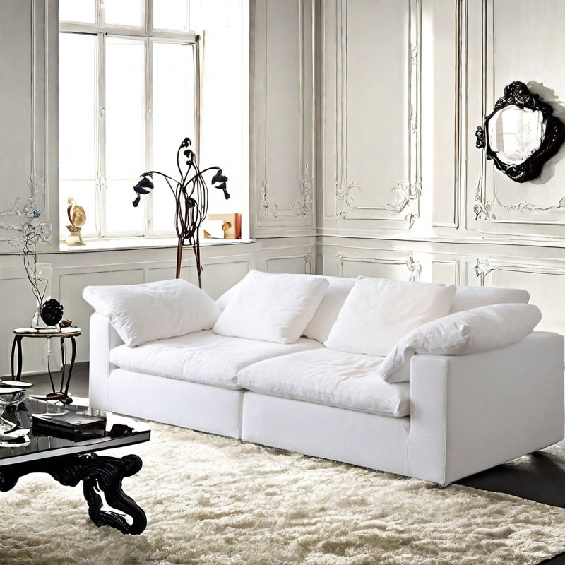 Canapé Cloud Cloud, H 23,62 po x l 90,55 po x P 43,31 po, 3