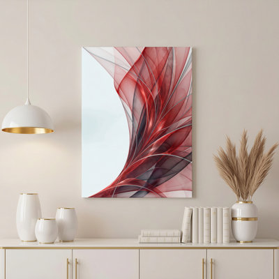 «Gallery Wrap», art mural sur toile pour le salon, la chambre à coucher, le bureau ou le vestibule - décoration murale décorative avec flux abstrait