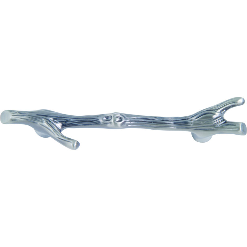 Pewter Designer Bar Handle with Mounting Hardware