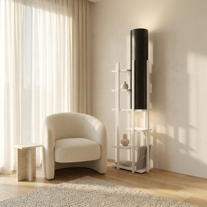 Lampe sur pied tambour Lumina