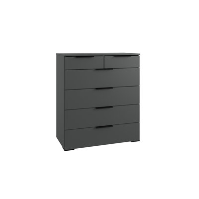 Lymari 81cm W 6 - Drawer Chest of Drawers