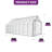 Balconera 8'W Polycarbonate Greenhouse-111029465-110274605