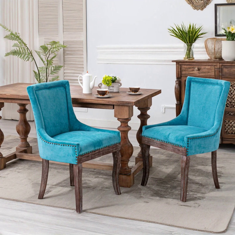 Chaise Ultra, Tissu bleu