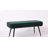 43.3"W Modern Upholstered Bench with Metal Frame and Teddy Fabric-1424308444