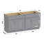 Base de meuble-lavabo double 66 po seulement-106891081