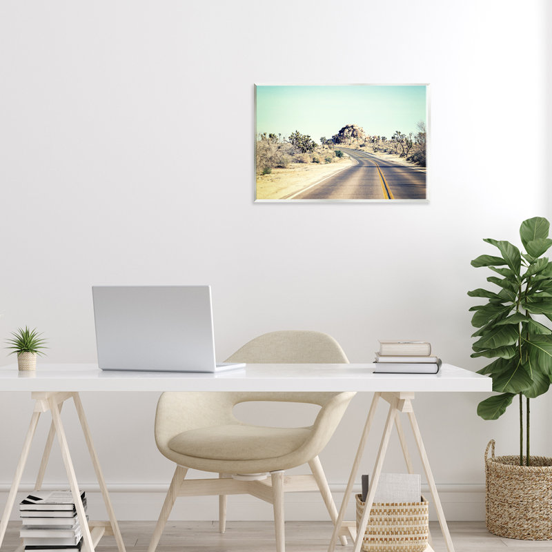 Road Road, plaque murale Joshua Tree Park, design par Joseph S Giacalone, H 10 po x l 15 po