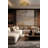 Eclectic 3 Light Gold Petal Flush Mount-1411352653