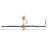 60 In. 8-plywood Double-sided Black and Walnut Blades Ceiling Fan With Remote Dc, Gold-713002702-713002698-713002696