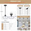 Suspension Alejo 9,45'' à 1 lumière en verre à motif soleil pour îlot de cuisine-1593018009