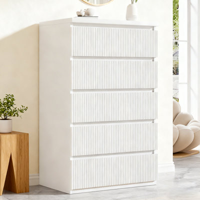 Commode de rangement verticale à 5 tiroirs: rangement compact pour la maison