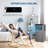 10,000 Btu Portable Air Conditioner, 3-In-1 Portable Ac Units For Rooms With Dehumidifier, Fan, Room Air Conditioner Cools Up To 450 Sq.ft. Grey
