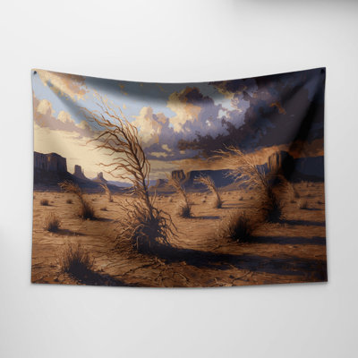 Southwestern Landscapes Tumbleweed Trails 142 Wall Tapestry
