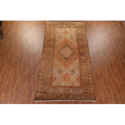 Tapis rectangulaire en coton 6 pi 10 po x 13 pi 6 po One-of-a-Kind