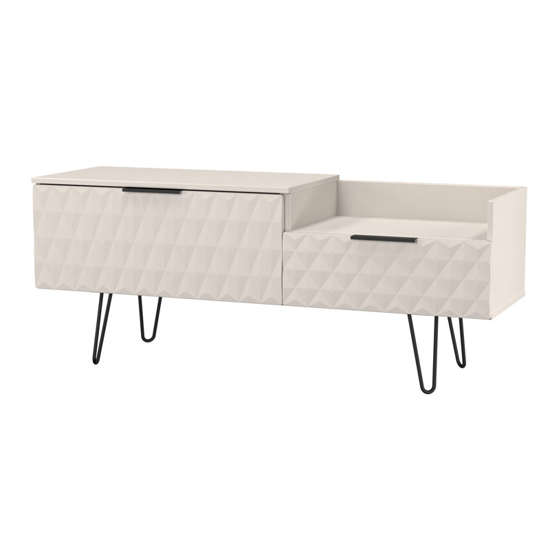 Bethanne 2 Drawer Coffee TV Unit, Brown