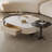 Rock slab creative art multi-functional tea table