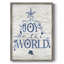 «Joy to the World», reproduction encadrée - bois massif-1242442225