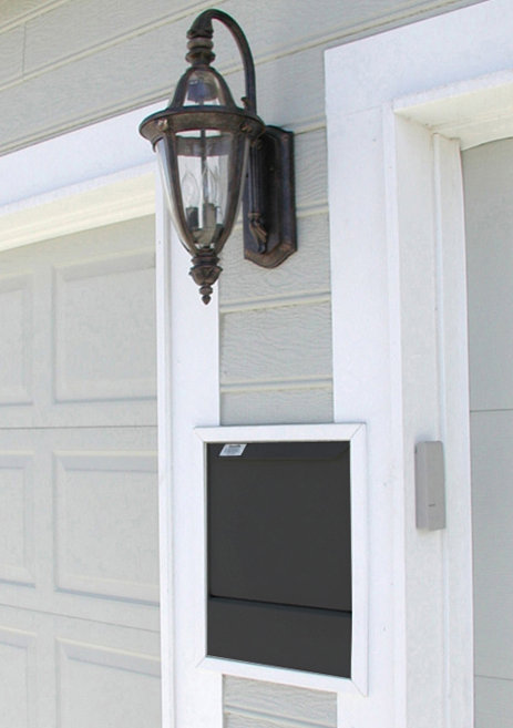 Steel Wall Mounted Mailbox with Newspaper Compartment, Black
