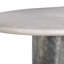 Rhys Oval Marble Double Pedestal Dining Table