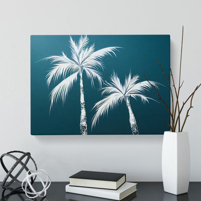 Palm Tree Splash Vol.4 Abstract - Wrapped Canvas