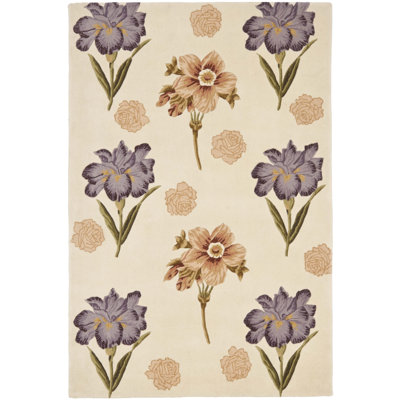 Mandarin Wool Pile Floral Rug