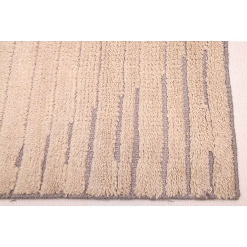 Tapis beige Tangier 5 pi 5 po x 7 pi 7 po