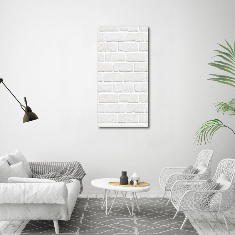 Brick Wall - Wrapped Canvas Print