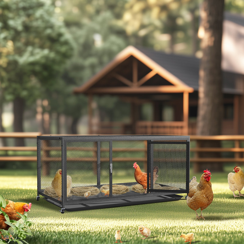 Chicken Coop Cage With Waterproof Cover