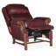 Fauteuil inclinable électrique standard en cuir Jurni-414698148