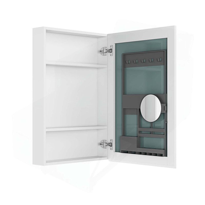 Armoire à pharmacie de salle de bain de haute qualité avec intérieur spacieux et porte à fermeture douce