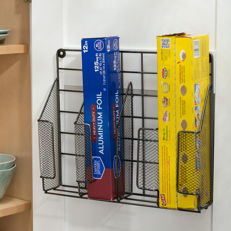 Organiseur à fixation murale pour l’extérieur Home Basics, Onyx noir