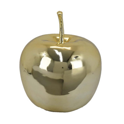Masu Tabletop Accent Decor, 16 Inch Apple Design,  Resin Body