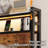 Bed Frame With 2-Tier Storage Headboard, Metal Platform Bed Frame With 4 Storage Drawers, Built In Charging Station And LED, Metal Support/No Box Spring Needed, Vintage Brown-41797378-41797383