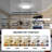 18W LED Slim Flush Mount 2700K/3000K/3500K/4000K/5000K CCT Selectable 1300LM ceiling lighting