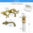 Nantucket Sinks 18-inch Fireclay Wallmount Bath Sink with Faucet, Drain and P-Trap Set-129382406