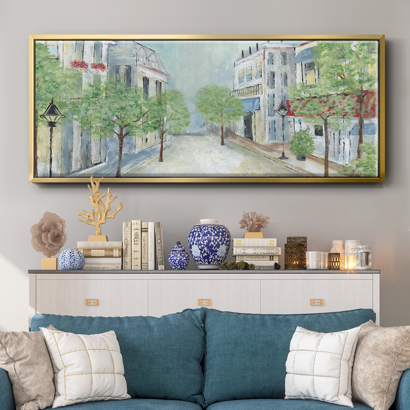 «Spring Spring Stroll», toile encadrée, H 20 po x l 50 po