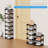 8 Tier Narrow Shoe Storage Rack, Compact Single Shoerack Stand For Slim Space-777073627-777073604