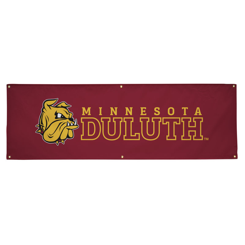 Vinyl Banner - NCAA Licensed, Red Minnesota Duluth Bulldogs