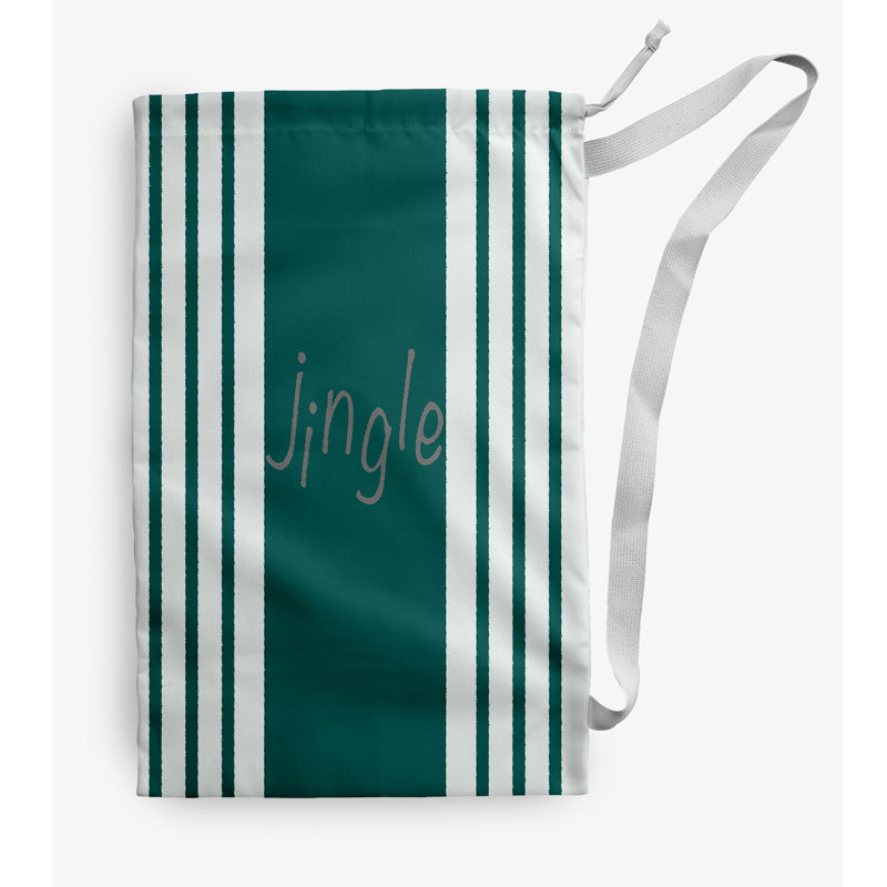 Fabric Laundry Bag with Handles, Medium (36" H x 28" W), Teal