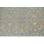 Tapis bleu noué à la main de conception unique 8 pi 11 po x 12 pi 1 po
